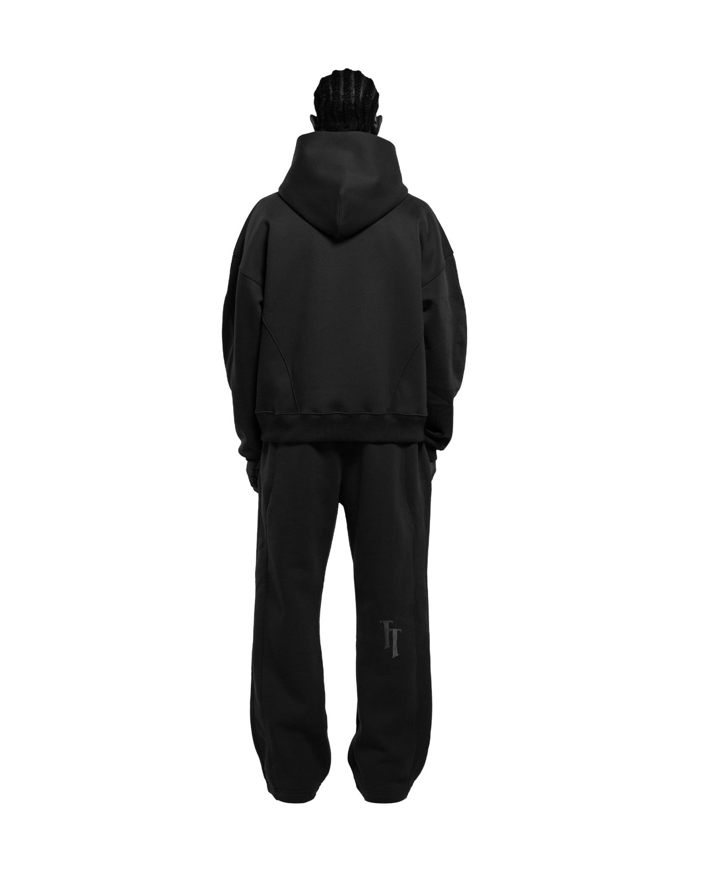 EVERYDAY ZIPPER BLACK ON BLACK - theonesclo