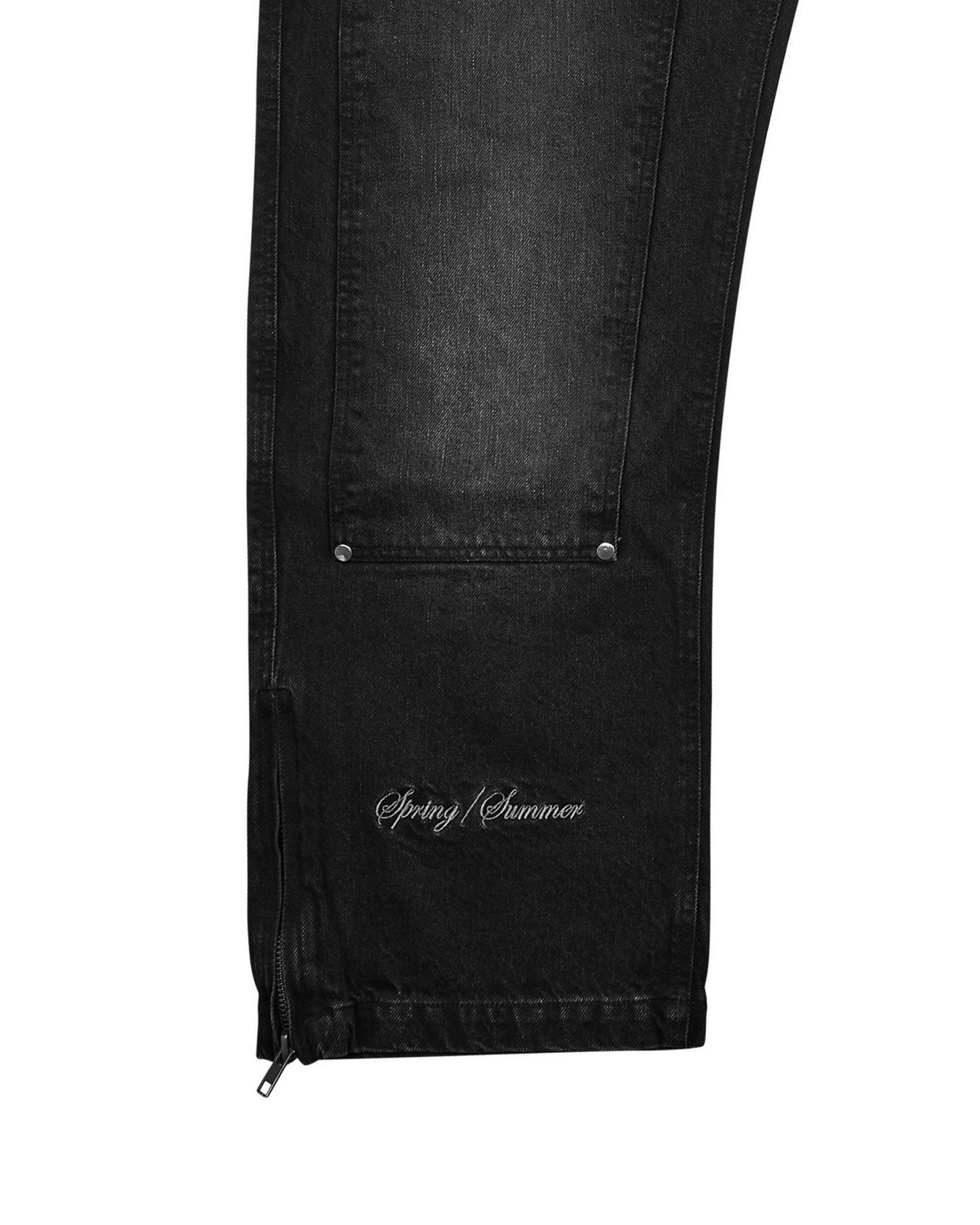 EVERYDAY CARPENTER "WASHED BLACK" RIPPED - theonesclo