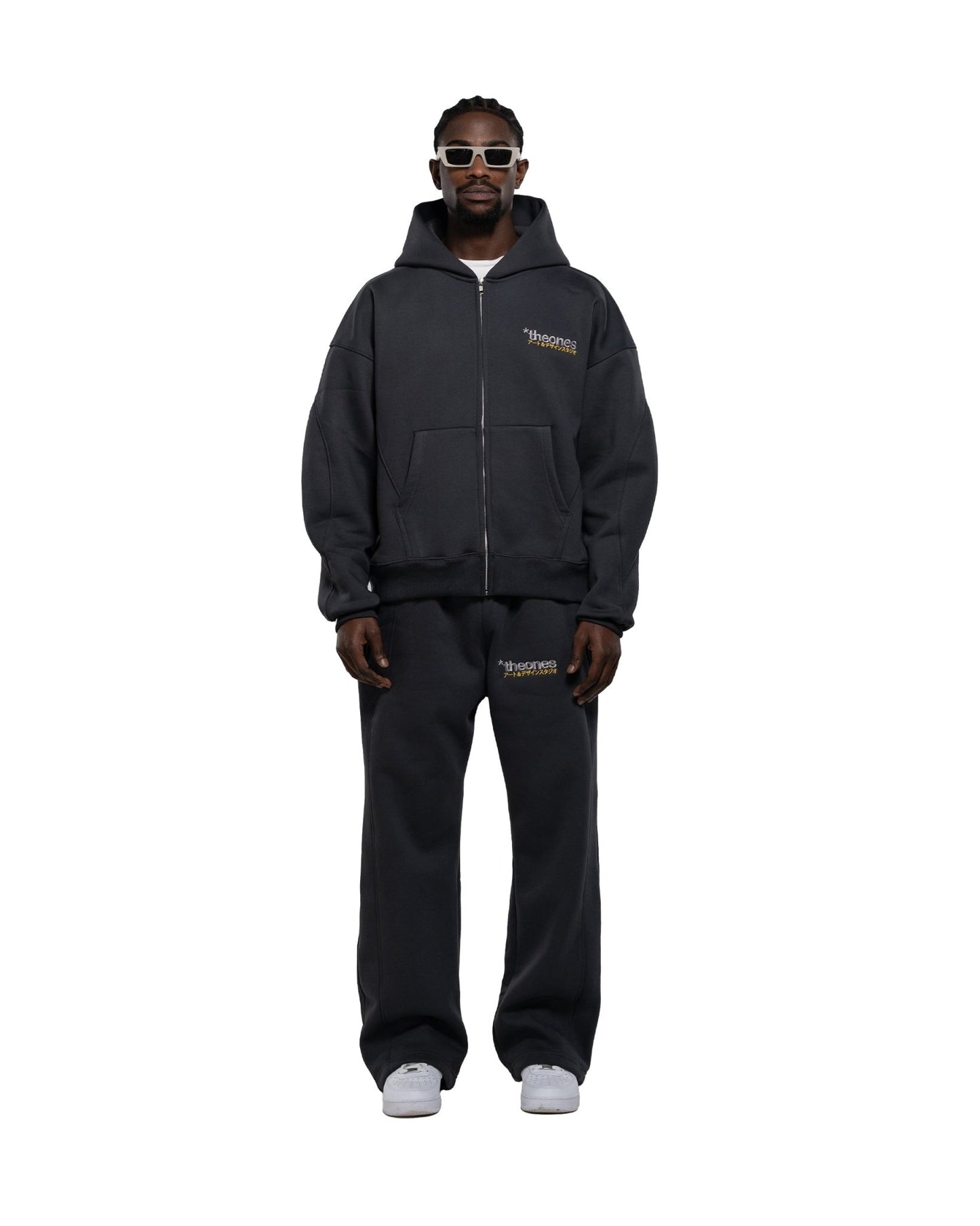 "EVERYDAY TRACKPANTS" ANTHRACITE - theonesclo