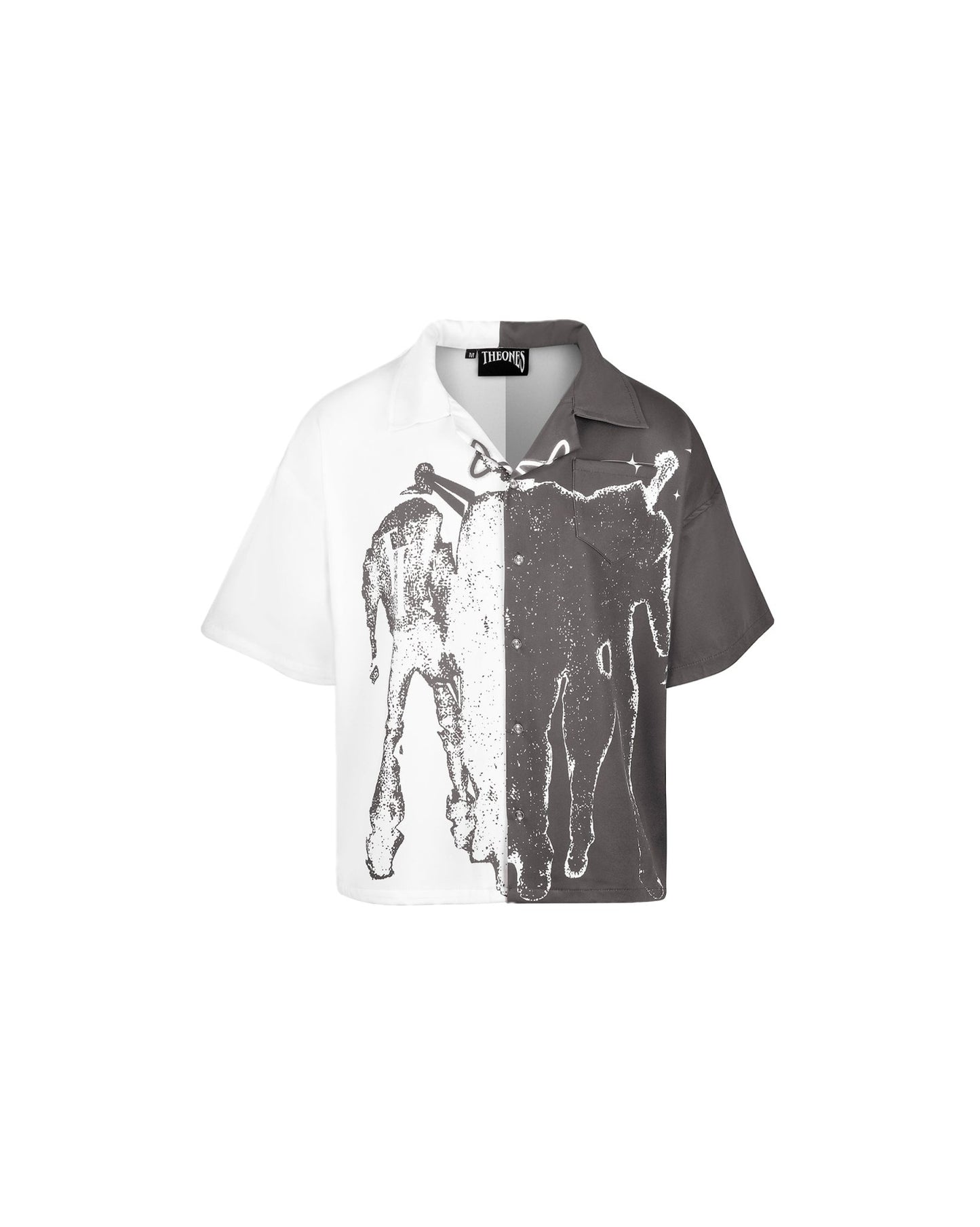 SPACE TEAM BOWLING HEMD V2 "GRAU" - theonesclo