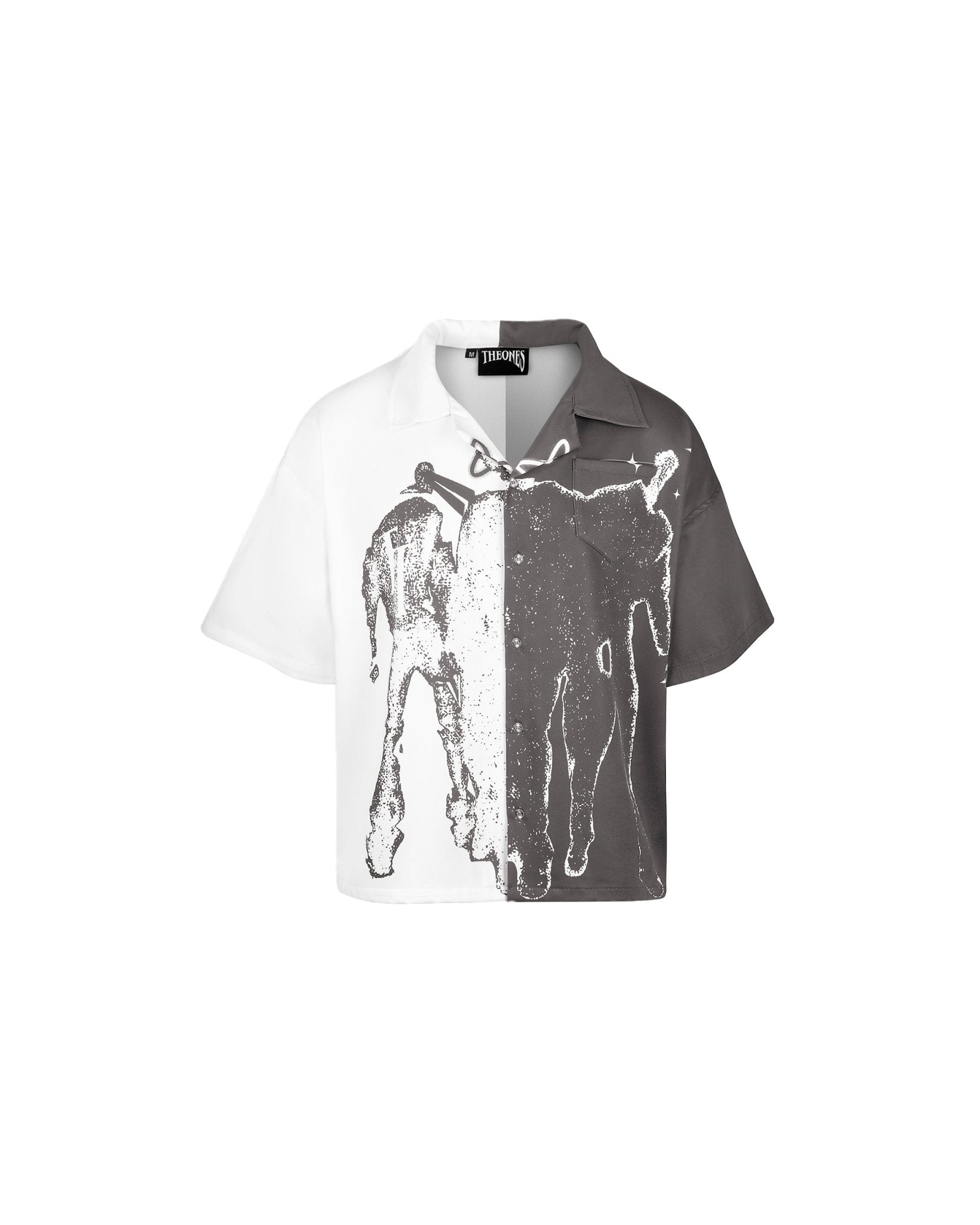 SPACE TEAM BOWLING HEMD V2 "GRAU" - theonesclo