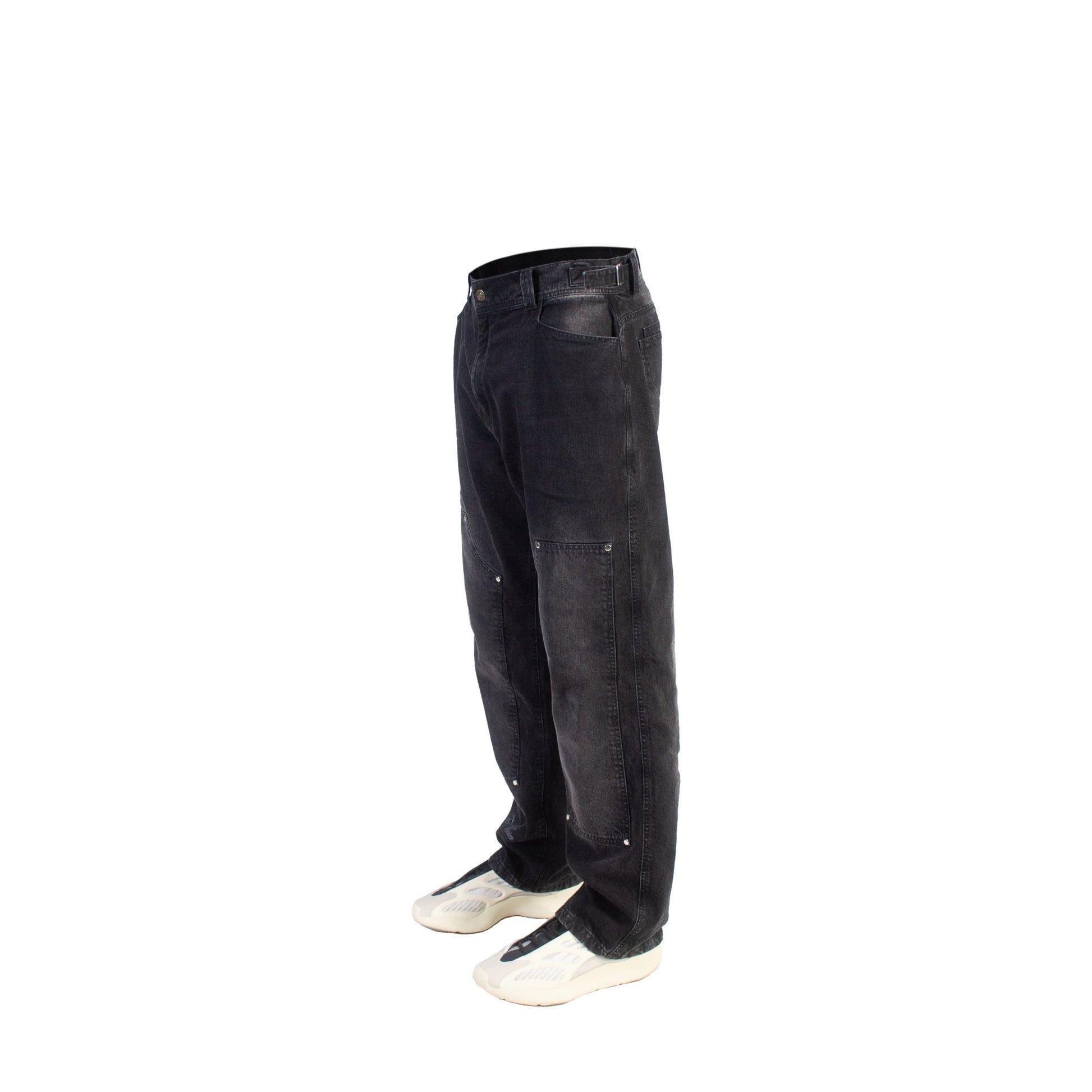 EVERYDAY CARPENTER JEANS 'WASHED BLACK' - theonesclo
