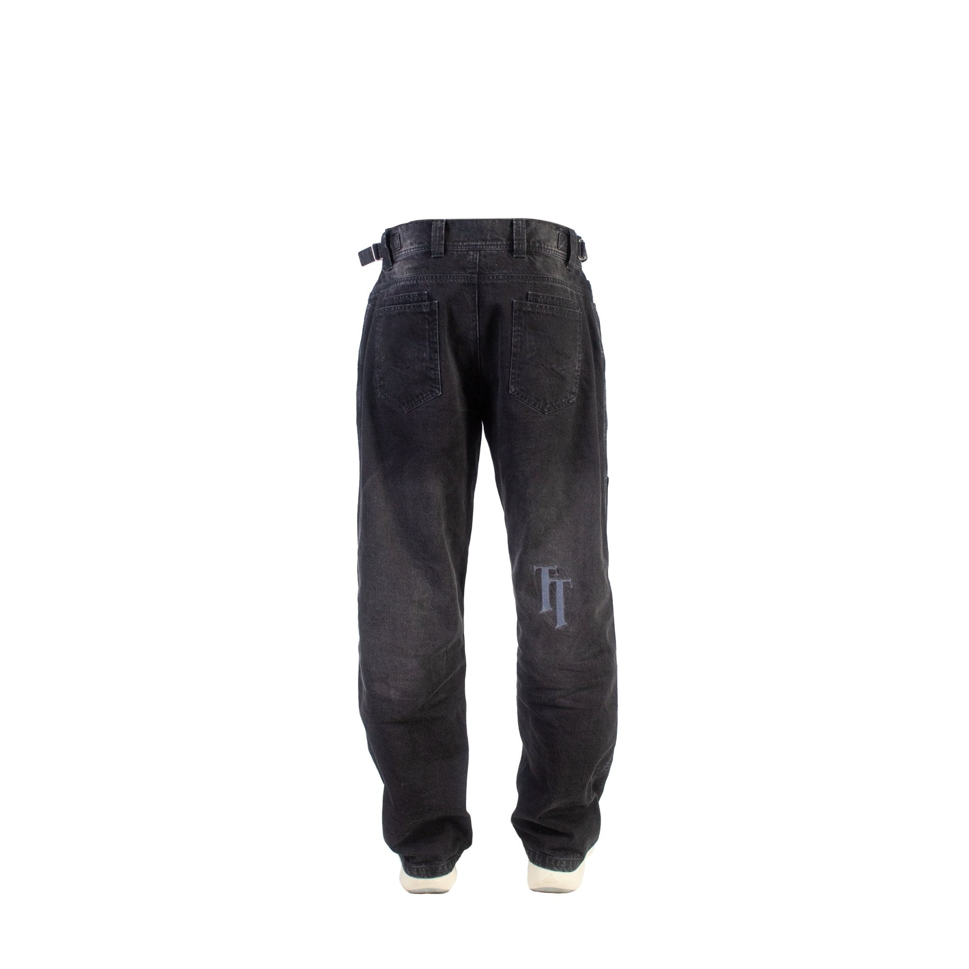 EVERYDAY CARPENTER JEANS 'WASHED BLACK' - theonesclo